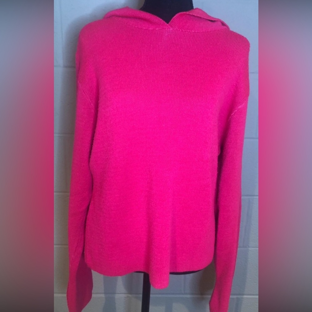 Girlfriends LA pink hooded sweater
